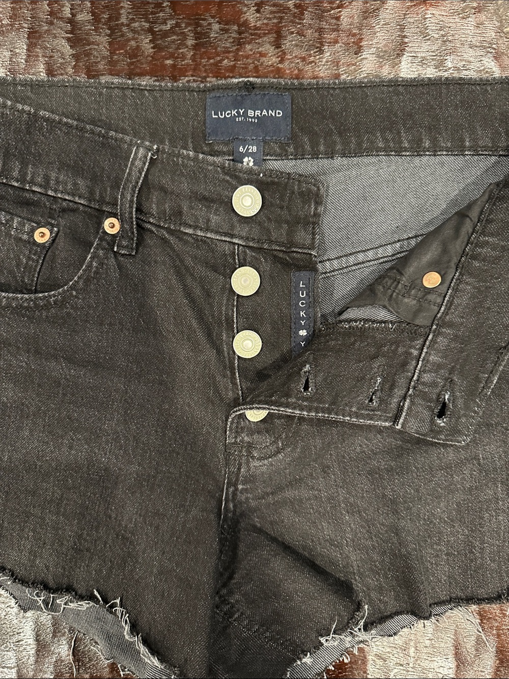 Lucky Brand Black Women's Denim Jean Shorts